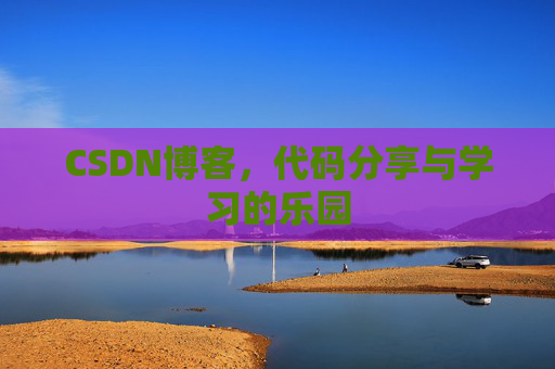 CSDN博客，代码分享与学习的乐园